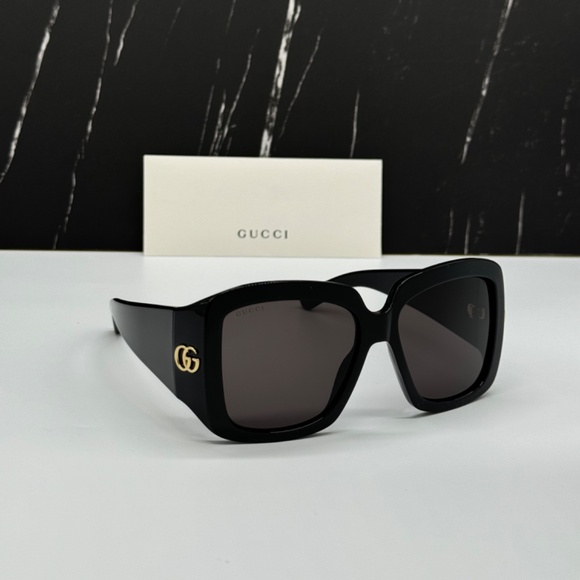 NEW GG1402S 001 GUCCI BLACK OVERSIZED SQUARE WOMEN GUCCI SUNGLASSES